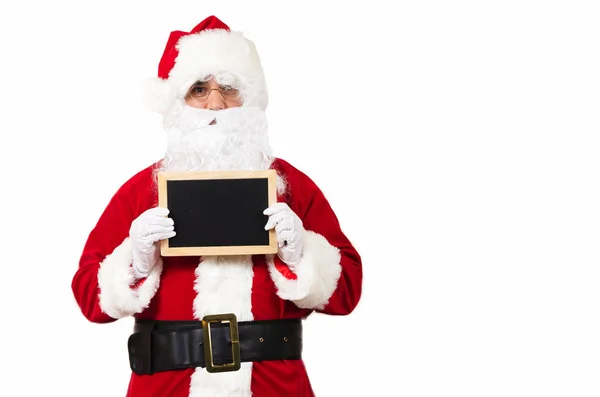 Santa Claus s tabuli a místem na kopírování — Stock fotografie