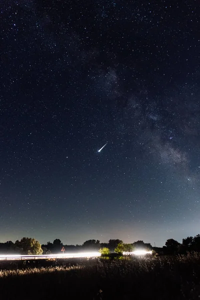 Perseidas Los Pastos Extremadura 2020 — Foto de Stock