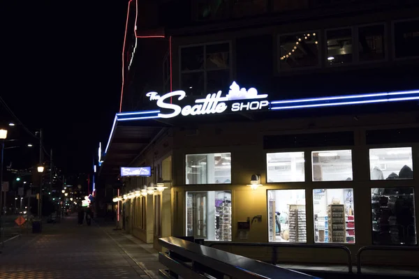 Seattle, Washington, Estados Unidos / Marzo 2019: La tienda Seattle Shop . — Foto de Stock