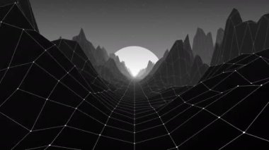 80 lerin tek renkli dağ 4k