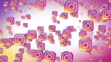 sosyal ağ arka plan Instargram