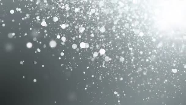 Partículas Blancas Limpias — Vídeo de stock