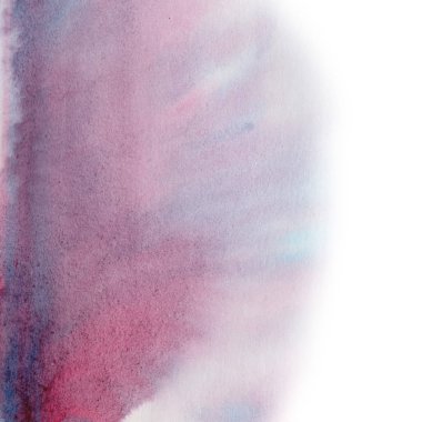 Suluboya arka plan mavi, mor, pembe, mor. Gün batımında bulutlar. Kartlar ve davetiyeler için idealdir.