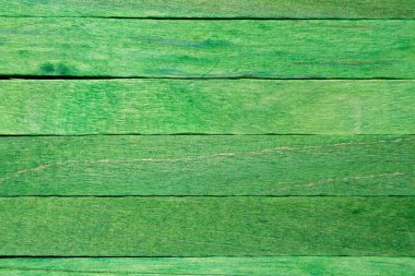 Yeşil yatay renkli ahşap arka plan.