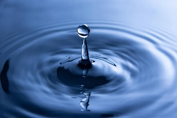 Gota Agua Cerca Salpicadura Agua —  Fotos de Stock