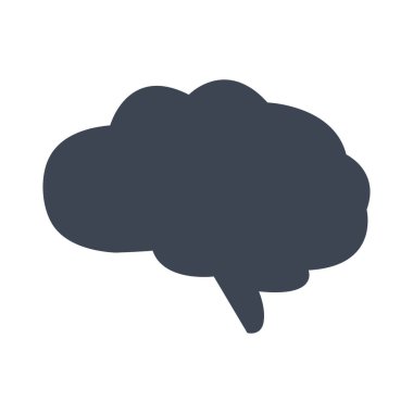 Beyin simgesi vektör grafiği