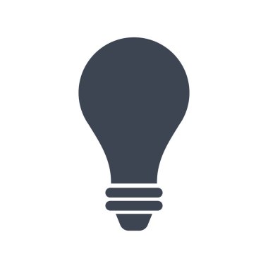 Enerji ışığı simgesi vektör grafiği