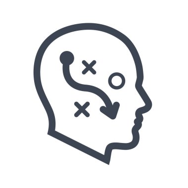 Stratejik Planlama Simgesi Vektörü Grafiksel