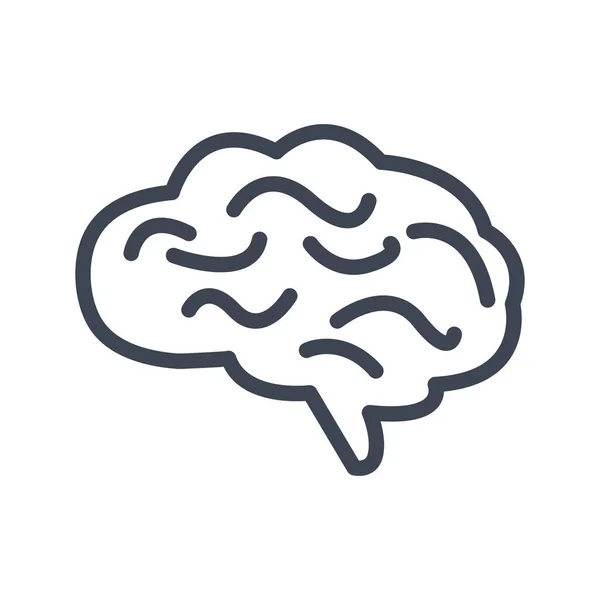 Icono Cerebral Vector Gráfico — Vector de stock