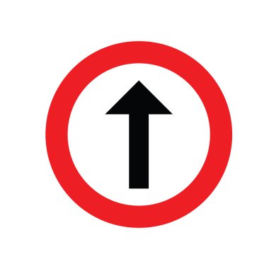 Yol İşareti Vektörü Grafiği
