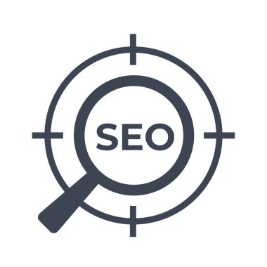 SEO Hedef Simge vektör grafiği