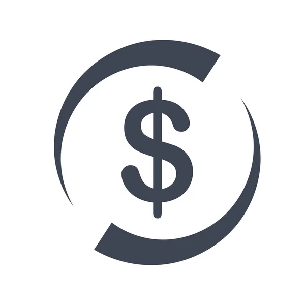 Para Birimi Değişim Simgesi Vektör Grafiği — Stok Vektör