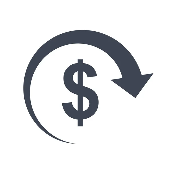 Para Iade Simgesi Vektör Grafiği — Stok Vektör