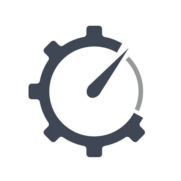 Icono Gestión Del Tiempo Vector Gráfico — Vector de stock
