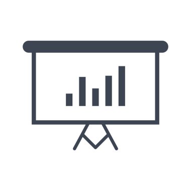 Veri Sunumu Simgesi Vektör Grafiği