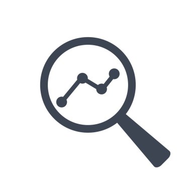 Grafiksel Analiz Simgesi Vektör Grafiği