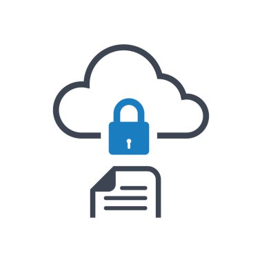 Güvenlik Bulutu Dosyası Gönderme Simgesi