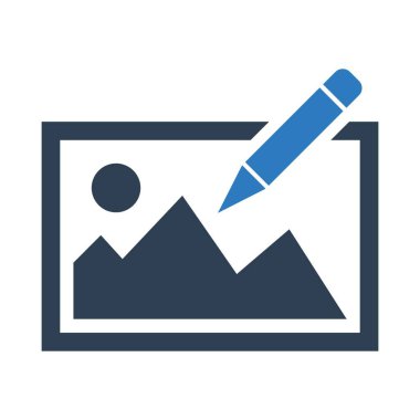 Resim Düzenle Simge Vektörü Grafiği