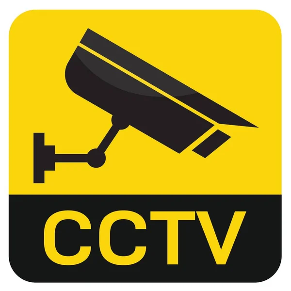 Cctv Camera Pictogrammen Beveiligingscamera Pictogram — Stockvector