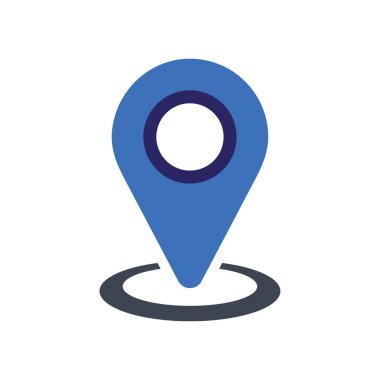 Harita imleci simgesi, GPS konum sembolü, Harita iğnesi, konum haritası simgesi
