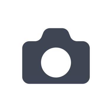 Kamera simgesi vektör grafiği