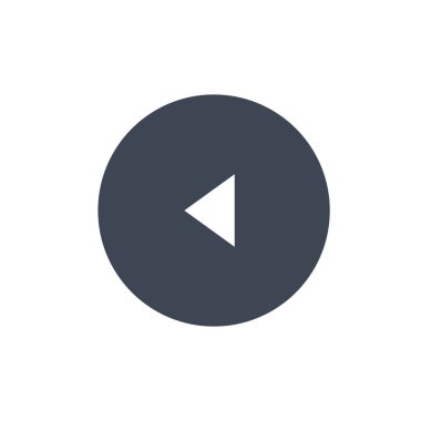 Geriye Düğme Simgesi Vektör Grafiği