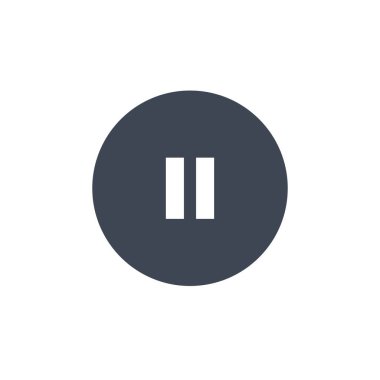 Çalmayı Durdur Düğme Vektörü Grafiği