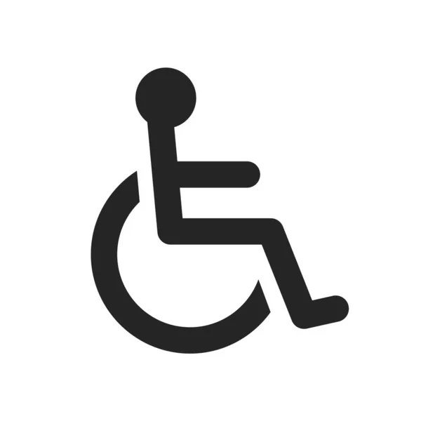 Icône Handicap Handicapé Graphique Vectoriel — Image vectorielle