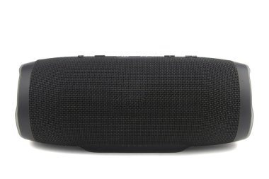 Taşınabilir akustik bluetooth. İzole.
