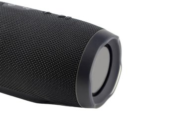 Taşınabilir akustik bluetooth. İzole.