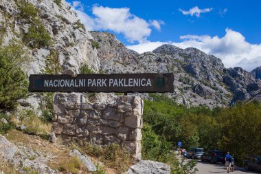 Paklenica National Park - Dalmatia, Croatia, phot from Starigrad clipart