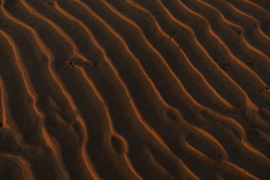 öğleden sonra ışık desen ve kum dalga şeklinde düşük tide sonra neden olur.