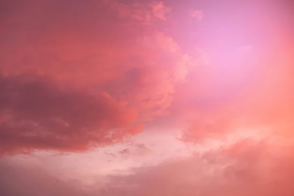 Красивые Абстрактные Stratocumulus Облака Фоне Заката Прогноза Метеорологии Концепции — стоковое фото
