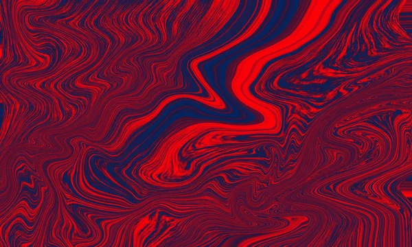 Illustration Red Blue Tone Liquid Marble Using Background Wallpaper — Stock Photo, Image