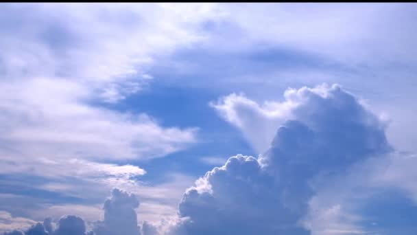 Upływ czasu cumulonimbus ruch chmury. koncepcja prognozowania i meteorologii — Wideo stockowe