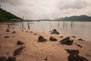Plajlar ve Koh Yao Yai Körfezi manzarası.