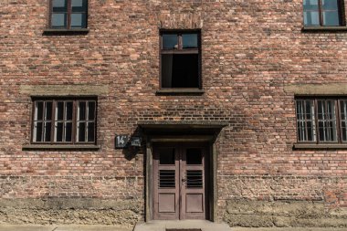 Blok 14, Oswiecim de Auschwitz Nazi toplama kampında, Polonya, UNESCO Dünya Mirası
