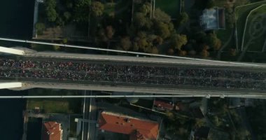 Istanbul Boğaziçi Köprüsü EURASIA Marathon havadan görünümü 1
