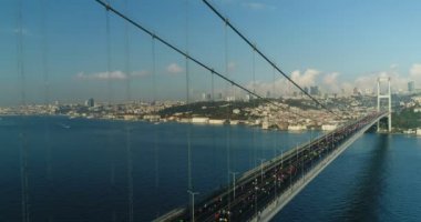 Istanbul Boğaziçi Köprüsü EURASIA Marathon havadan görünümü 14