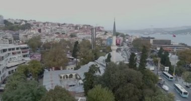 Istanbul Beşiktaş sahil Sinan Paşa Camii havadan görünümü 2