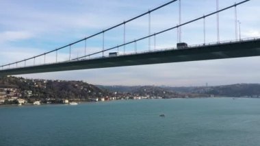 Istanbul Boğaziçi Köprüsü havadan görünümü 2