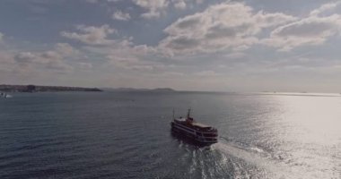 Istanbul boğazı ve feribot