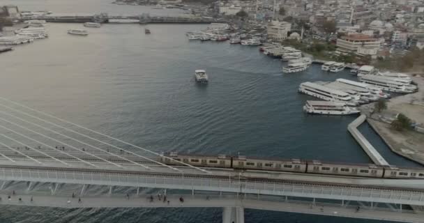 Stanice Metra Istanbul Galata — Stock video