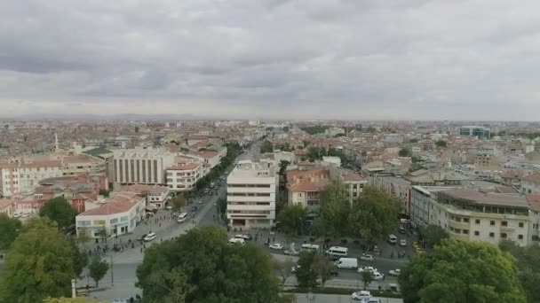 Konya Şehir Havadan Görünümü — Stok video