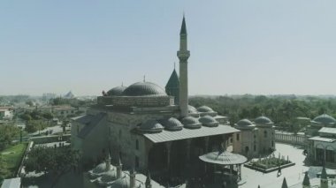 Konya Mevlana Camii karmaşık havadan görünümü 5
