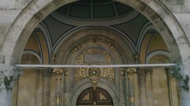 Konya cami ve süs eşyaları havadan görünümü