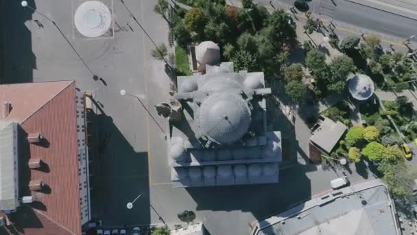 Konya Moschee Draufsicht — Stockvideo