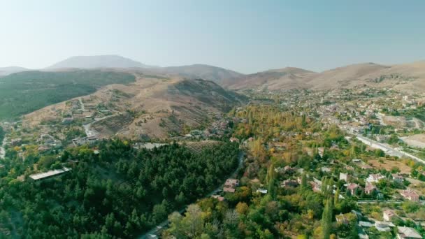 Vista Aérea Natureza Konya — Vídeo de Stock