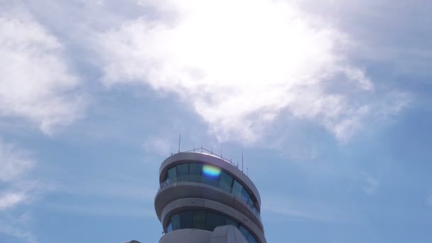 Letiště Tower Sky — Stock video