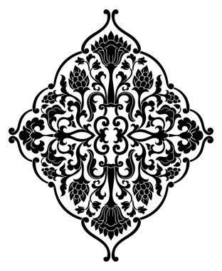 çiçek tasarım öğesi. 